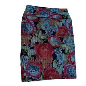 LuLaRoe Cassie Pencil Skirt Floral Size Small